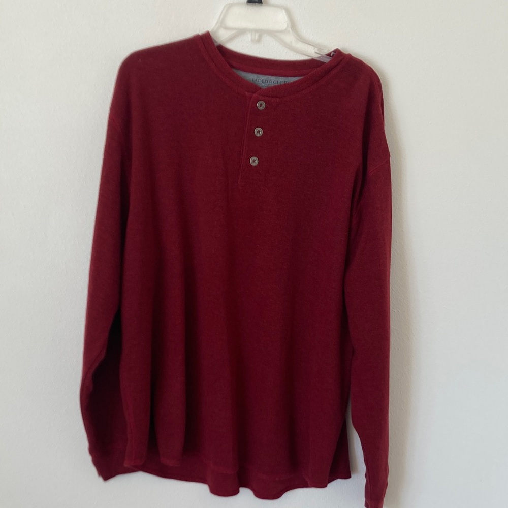 Faded Glory XL Henley